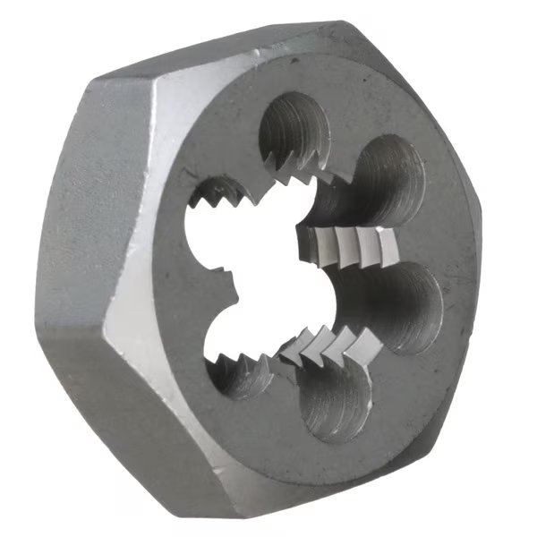 5-40 Carbon Steel Hex Rethreading Die, Drill America, Mfr#: DWTHX540